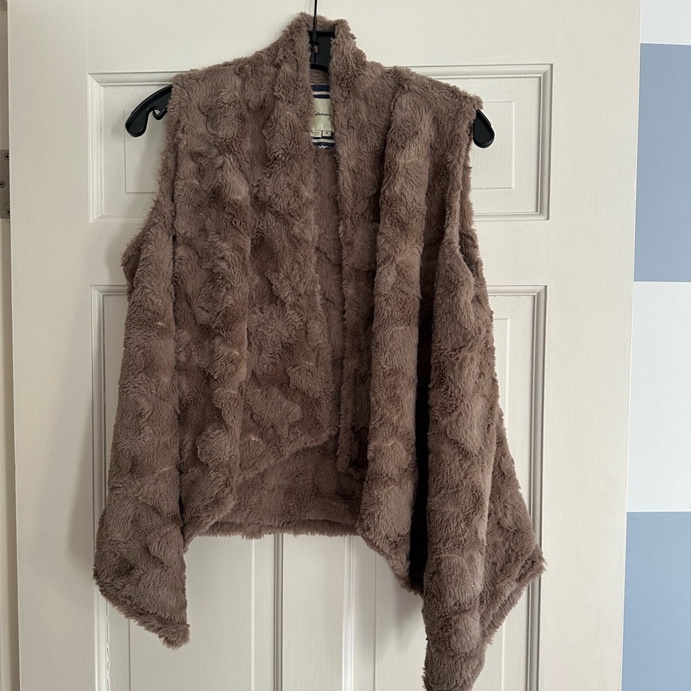 Anthropologie Fur Vest